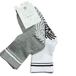 Gaiam Grippy Sticky Grip Crew Socks